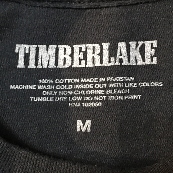 Timberlake Man of Woods Tour Tee Medium - Picture 3 of 3